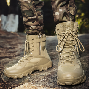 TSB33 Nuevas Botas Altas Negras Desert Brown AS33 2023, Talla Grande, Botas de Escalada para Hombre, Botas Tácticas de Combate, Botas de Desierto - Product Image 2