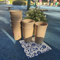 Tasse à café imprimable de nouveauté de cosse de riz de marque d'impression personnalisée unique pour le cadeau de promotion