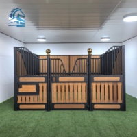 Equipo de Establos Móviles para Caballos Weisien VSN de Alta Calidad, Resistente a la Intemperie, Estructura de Bambú y Acero Galvanizado en Caliente, para Escuelas de Equitación
