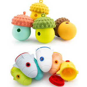Es-pro çevre dostu interaktif <span class=keywords><strong>Pet</strong></span> oyuncak yeni silikon bulmaca kase gizli roket Molar petek Berry kaçak gıda içeren - Product Image 2
