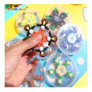 Spinner Antiestrés de Plástico de Alta Calidad, Multicolor, Portátil, Antideslizante, Juguete Terapéutico 3D para Todas las Edades - Product Image 1