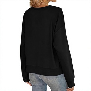 Service OEM – Sweat-shirt décontracté anti-boulochage pour femme, conception personnalisée, vêtements pour filles, tissu molletonné 100 % coton, faible MOQ, sweats à capuche en gros - Product Image 2