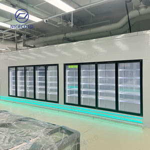 ประตูกระจก8บานตู้แช่ในตู้<span class=keywords><strong>เย็น</strong></span>พร้อมจอแสดงผลห้องเย็นตู้แช่สำหรับเดิน - Product Image 4