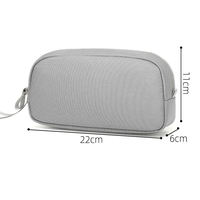 Sac de protection pour batterie externe en tissu Oxford, sac de voyage étanche personnalisé pour le transport de câbles et les voyages décontractés