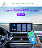 10.26 Carplay Android Auto Smart Screen Airplay Miracast Dashcam pour voiture universelle