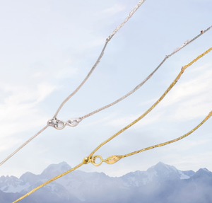 UM Jewelry - Collar de Cadena de Plata de Ley 925 Personalizable, Cadena Delgada Ajustable, Joyería Fina de Moda Italiana para Regalos - Product Image 4