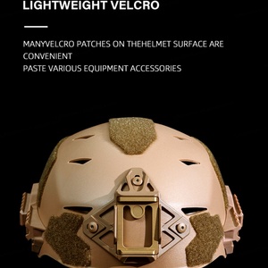 Casco Táctico Ligero con Parches de Velcro para Protección de Cabeza en Deportes al Aire Libre, Unisex para Adultos, Material PC EPS - Product Image 5