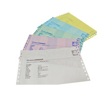 Papier informatique sans carbone continu de marque BAIXIN, très vendu, format A4, rame de 95 x 11 pouces, 2 plis, pâte de bois vierge, impression de bureau, NCR