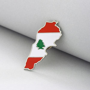 Libanon Karte Halskette Schmuck Libanon Flagge Schlüssel bund Tourist Souvenir Werbe geschenk Charm Anstecknadel Abzeichen <span class=keywords><strong>Promotion</strong></span> Geschenke Libanon Pins - Product Image 4