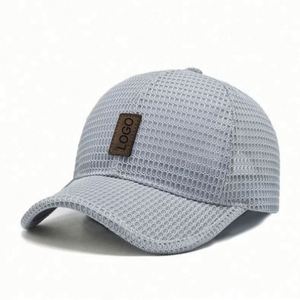 Wholesale Summer <b>Sunscreen</b> Baseball Cap New Breathable Mesh Outdoor Travel Mesh Sun Hat Baseball Cap for Men - Product Image 1
