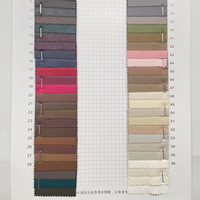 Tissu en cuir PU classique, logo gaufré, doux, personnalisé, imperméable, coupe-vent, pour robes, jupes, accessoires