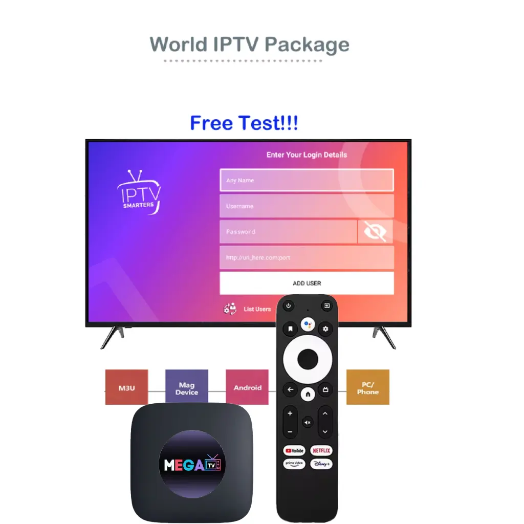 PTV Subscription 1 Month 3 Months 6 Months 12months Portugal Netherlands M3u Android Smart TV Box