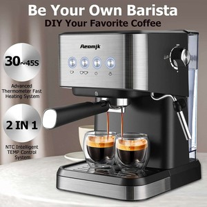 Máquina de Café Espresso Profesional de Grado Premium, Material de Grado Alimenticio, Rendimiento Estable, Operación Manual con Botones - Product Image 3