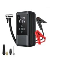 Démarreur de Voiture 6 en 1 Kit, Batterie au Lithium, Chargeur Portable, Compresseur de Pneus, Booster de Batterie d'Urgence
