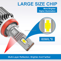 Bombilla Led para faro delantero de coche, OEM ODM Super Bight, 140w, Hb3, Hb4, H1, H11, H15, H16, H27, H4, H7