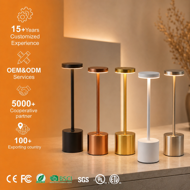 Wholesale Cordless Led Desk Lamps Wireless Rechargeable Touch Dimming Portable Bar Restaurant Lights Modern Table Lamp