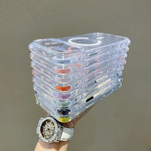 <span class=keywords><strong>Coque</strong></span> Magnétique <span class=keywords><strong>Transparente</strong></span> Effet Ondulations d'Eau pour <span class=keywords><strong>iPhone</strong></span> <span class=keywords><strong>11</strong></span> 12 13 14 15 16 17 18 Pro Max, Compatible Charge Sans Fil, Housse Souple en TPU Antichoc - Product Image 5