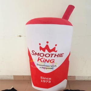 Disfraz de Mascota de Vaso de Batido de Dibujos Animados Personalizado en Oferta, Disfraz de Mascota de Vaso de Té con Leche, Uniforme de Mascota de Moldeo en Lata - Product Image 3