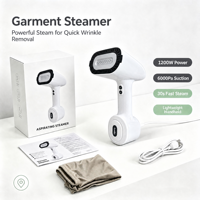Pro Mini Handheld Suction Garment Steamer 6000Pa 1200W Kecepatan Tinggi Perlindungan Kering Otomatis Mati Saat Tidak Digunakan Bersertifikat CE
