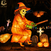 Lanterne décorative LED personnalisée en forme d'araignée pour Halloween, idéale pour les projets de tourisme culturel et les événements de parcs