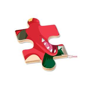 OEM Casse-tête professionnel à impression personnalisée pour enfants Jouet de bricolage pendant 2 à 4 ans en papier plastique PVC Commande minimum <span class=keywords><strong>1000</strong></span> pièces - Product Image 6