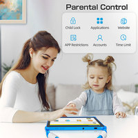 Tablette éducative pour enfants 10,1 pouces la moins chère, Android Wifi, protection contre les chutes, logiciel éducatif pour enfants, tablette PC pour enfants