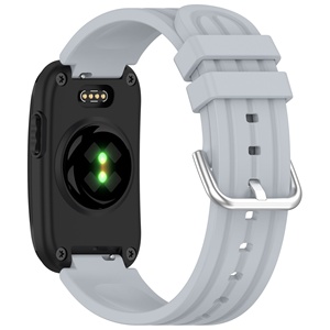 <span class=keywords><strong>Bracelet</strong></span> de sport souple en silicone à boucle ardillon de <span class=keywords><strong>20</strong></span> <span class=keywords><strong>mm</strong></span> pour <span class=keywords><strong>bracelet</strong></span> connecté <span class=keywords><strong>Garmin</strong></span> Cirqa - Product Image 4