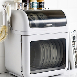 Supporto per organizer da cucina all'ingrosso supporto per stendibiancheria in <span class=keywords><strong>plastica</strong></span> con coperchio - Product Image 6