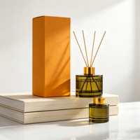 Bouteilles en verre vides de couleur personnalisée 30ml/50ml/80ml/100ml/120ml avec bouchon à vis anti-fuite pour huiles essentielles d'aromathérapie à usage domestique
