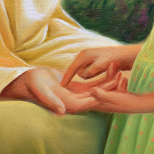 100% dipinto a mano dipinto a olio di gesus 36x24 pollici stile astratto con soggetti a foglia digitale medio classico campo di montaggio incorniciato - Product Image 1