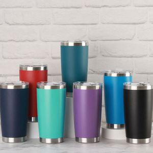 Gobelet de voyage isotherme en acier inoxydable personnalisé de 20 oz à double paroi, tasse à café durable et isolée - Product Image 1