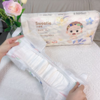 Échantillon GRATUIT – Couches pour nouveau-nés bio coréennes SWEETIE, ultra-fines, anti-fuites 3D, avec bande élastique à 360°