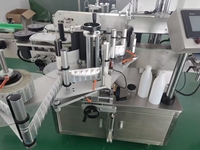Machine d'étiquetage automatique double face simple face pour bouteilles rondes carrées en verre plastique