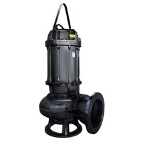Pompe submersible WQ pour eaux usées, haute puissance 50 CV, pompe de relevage pour fosse, grand débit 380 V, pompage de boue haute pression avec accouplement