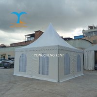 Decoración DE BODA Carpa Techo Cortina Salón de bodas Carpa Pagoda 100 plazas Carpa de boda para la venta
