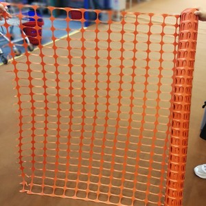 HDPE + UV tuyết hàng rào nhựa an toàn hàng rào 1x50m 55gsm xây dựng Net lưới Cam an toàn hàng rào với logo thương hiệu - Product Image 4