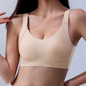 Soutien-gorge de sport fitness <span class=keywords><strong>sans</strong></span> <span class=keywords><strong>armatures</strong></span>, coupe complète, mince, <span class=keywords><strong>sans</strong></span> couture, oreille de lapin, grande taille, ajustement <span class=keywords><strong>push</strong></span> <span class=keywords><strong>up</strong></span>, collection latérale 3XL - Product Image 2
