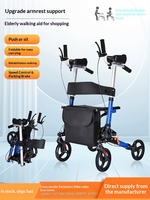 Nouveautés 2026 Déambulateur Rollator pour personnes âgées avec chariot de courses en acier léger et portable Guangdong