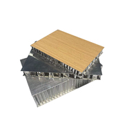 Panneau alvéolaire en aluminium moderne ignifuge laminé PVC 9-40mm, prix usine, sur mesure, avec classe d'incendie A2 pour murs intérieurs