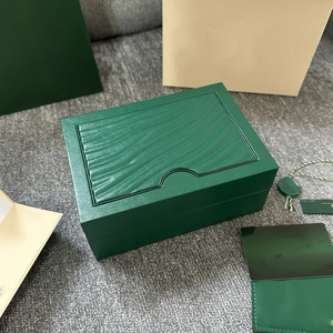 Custom Luxury Green Leather Single <b>Watch</b> Box OEM Wooden Storage Gift Packaging <b>Watch</b> Box <b>Cases</b> Wtih Pillow - Product Image 4