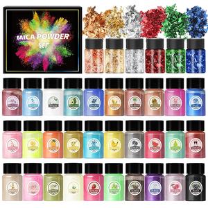 OSBANG Hot Sale Pearlescent Iron Oxide Non-toxic 36 Colors 10g Powder Coating Pigment Soap DIY Crafts Resin Epoxy MSDS Certified - Product Image 1