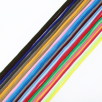 Cordon de serrage multicolore en polypropylène, corde en Polyester, 4mm, câbles tressés ajourés