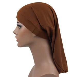 HZM-22053 Unisexe Spandex Bandes Élastique Cheveux Longs Dreads Tête Wraps Tresses Bonnet Solide Couleurs Tube Bandeaux - Product Image 5