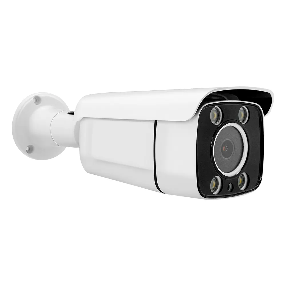 XONZ最新アレイIRLED 3MP IPカメラ (CCTVシステムセキュリティ) フルカラー弾丸屋外カメラ (ブラケット付き)
