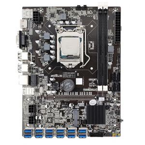 B75 마더 보드 12 PCIE를 USB에 LGA1155 <span class=keywords><strong>DDR3</strong></span> 4GB 1600Mhz RAM + G1620 CPU + SATA 케이블 B75 LGA1155 - Product Image 1