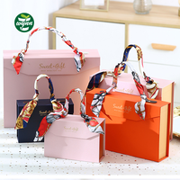 Boîte cadeau pliable de luxe personnalisée avec couvercle magnétique