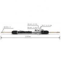 Conjunto de Cremallera de Dirección Asistida 49001-4Z001 49001-4Z011 49001-4Z700 49001-4Z800 49001-F4600 para Nissan Sentra B15 2000-2006