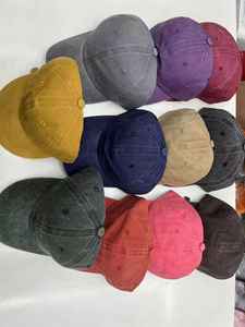 Casquette de baseball unisexe vintage en coton, style trucker, réglable, teinte et vieillie, pour le sport, vierge, délavée, vente en gros OEM - Product Image 5