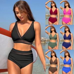 Maillot de bain bikini asymétrique imprimé dos nu pour femme, séchage rapide, séparé, sexy, Nouveauté 2024, pour l'Europe et les États-Unis, Vente en gros transfrontalière - Product Image 5