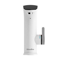 Briwellna 3.2kW 220V chauffage électrique robinet d'eau instantané chaud froid LED affichage salle de bain robinet céramique Valve noyau plastique